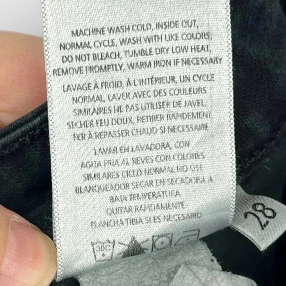 RICH & SKINNY ladies light black low-rise skinny jean size 28 - Picture 13 of 13